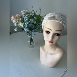 LGS White Knit Headband